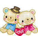 bears in love - 免费动画 GIF