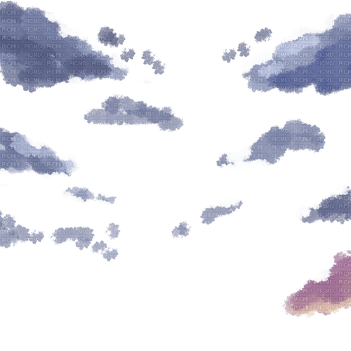 painted clouds - darmowe png