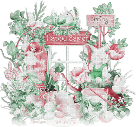 soave background transparent easter flowers spring - zadarmo png