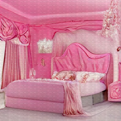 Pink Glamour Bedroom - Free PNG