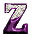 Kaz_Creations Alphabets Letter Z - GIF animé gratuit
