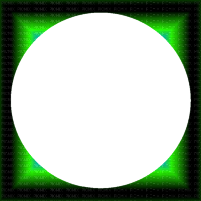 Green Circle Frame - ilmainen png