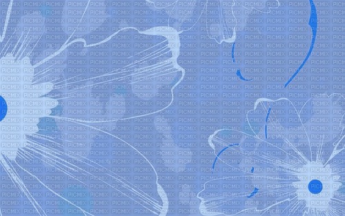 Abstract Blue Flower Background - nemokama png