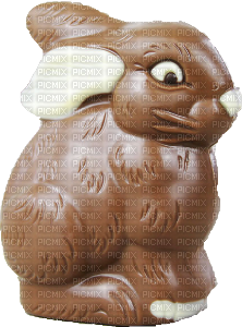 chocolate easter bunny paques lapin - zadarmo png