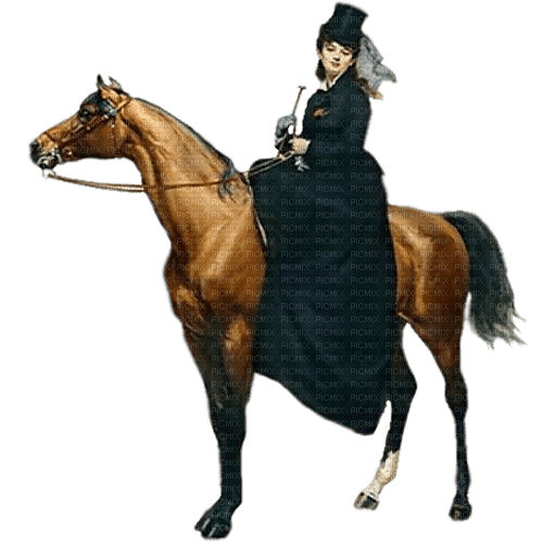 dama a caballo  dubravka4 - png ฟรี