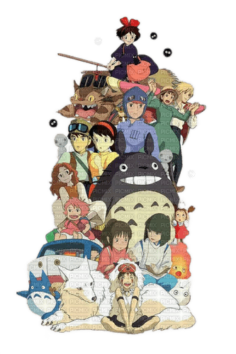 Studio Ghibli ❤️ elizamio - nemokama png