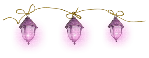 deco pink lantern dubravka4 - png ฟรี