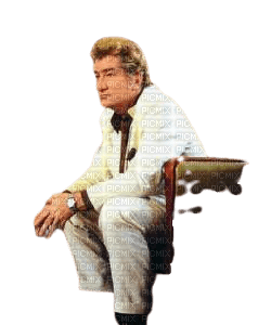 Eddy Mitchell assis - kostenlos png
