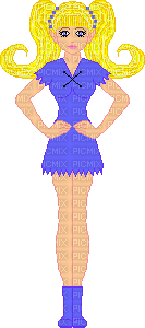 Pixel Elf Girl - Бесплатный анимированный гифка