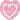 pink heart pixel - GIF animado gratis