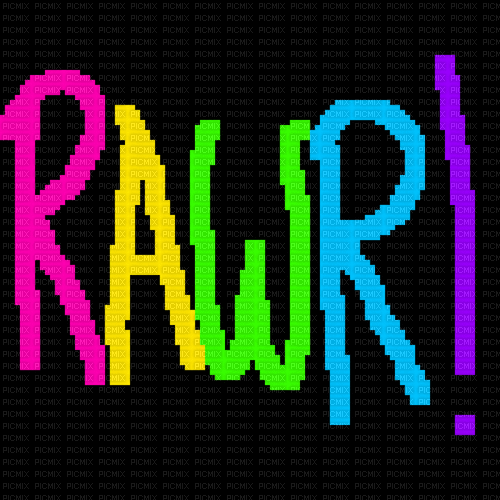 rawr! - GIF animé gratuit