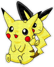 Pikachu & Pichu (Pikachu et Pichu) - Animovaný GIF zadarmo