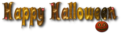 Kaz_Creations Halloween Deco  Logo Text Happy Halloween - ücretsiz png