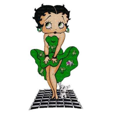 betty boop pudgy as marilyn monroe - png grátis