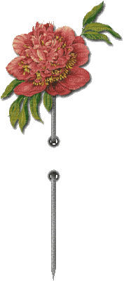 epingle fleur - GIF animado gratis