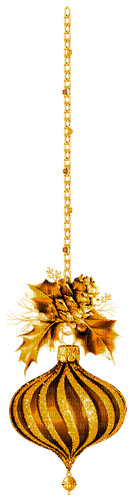 Christmas.Winter.Deco.Gold - zadarmo png