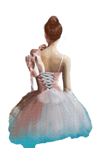 dolceluna girl woman ballerina pink - PNG gratuit