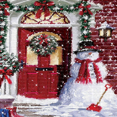 kikkapink background winter christmas - Бесплатный анимированный гифка