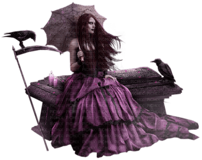 gothic woman laurachan - zdarma png