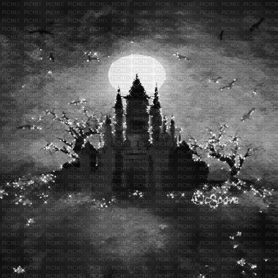 soave background animated fantasy gothic castle - Ingyenes animált GIF