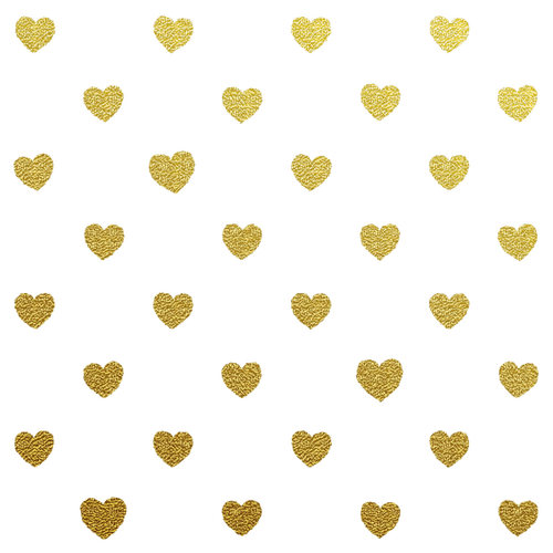 gold hearts overlay Bb2 - png ฟรี