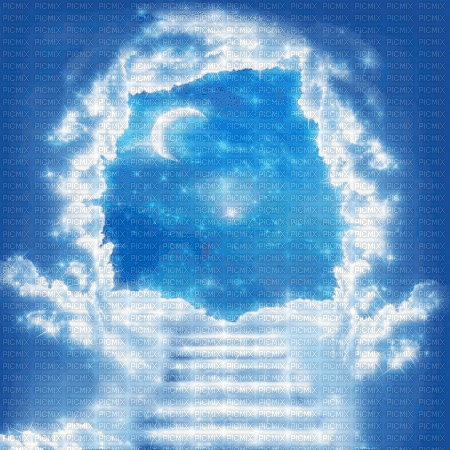 Animated.Heaven.Background.Blue - KittyKatLuv65 - GIF เคลื่อนไหวฟรี