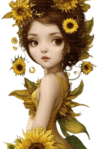 flower girl - darmowe png