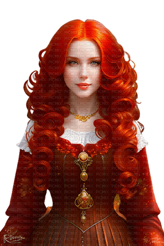 loly33 femme rousse - zdarma png