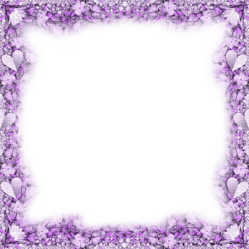 Frame.Purple.White - By KittyKatLuv65 - 無料png