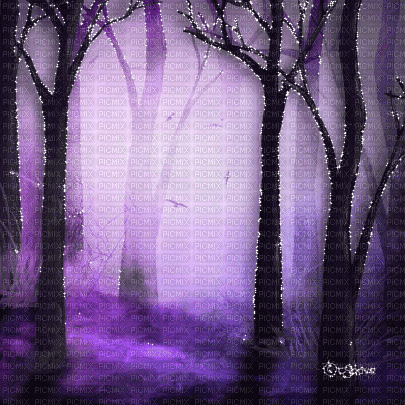 soave background animated gothic forest tree - Ingyenes animált GIF