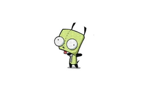 green monster fun dancer - GIF animado gratis
