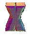 3d letter x - GIF animasi gratis