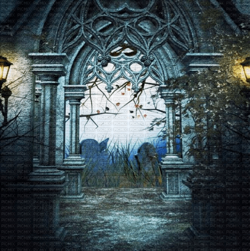 Rena Gothic Friedhof Hintergrund - 無料png
