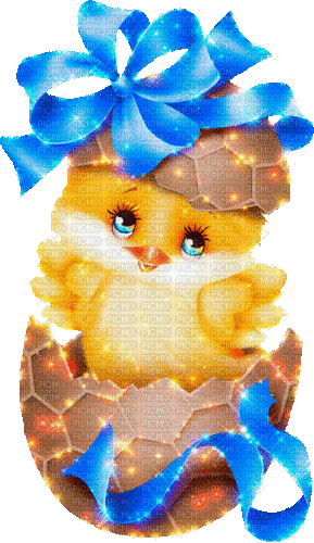 Easter Chick by nataliplus - Gratis animerad GIF