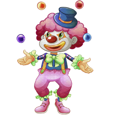 Kaz_Creations Cartoon Baby Clown Circus - ilmainen png