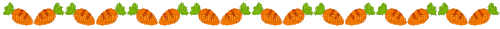 carrots divider - Бесплатный анимированный гифка