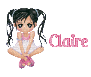 Prenom Claire - Gratis animerad GIF
