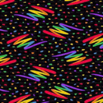 bowling carpet rainbow bg - GIF animé gratuit