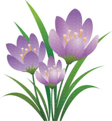 Kaz_Creations Deco Flowers Purple - kostenlos png