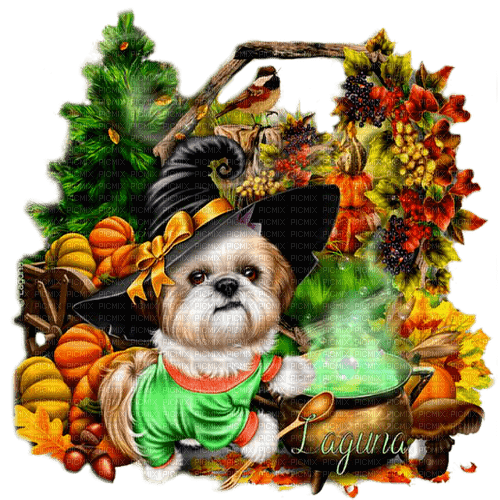 halloween dog by nataliplus - png ฟรี