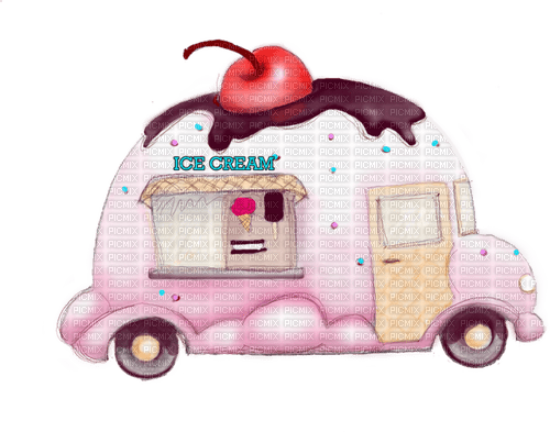 ice cream truck Bb2 - 無料png