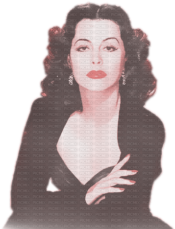 soave woman vintage face hedy lamarr pink brown - ilmainen png