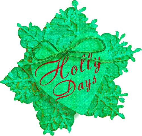 Christmas.Winter.Snowflake.Heart.Red.Green - PNG gratuit