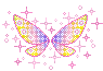 pastel butterfly - GIF animasi gratis
