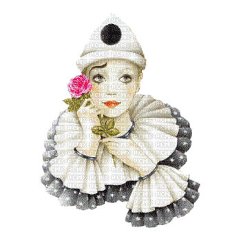 Harlekin Pierrot - 無料のアニメーション GIF