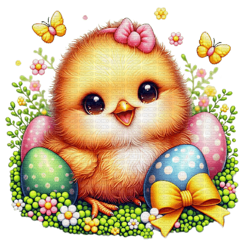 Easter chicken by nataliplus - Free PNG