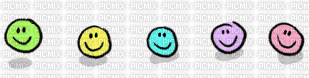 smiley couleur - 免费动画 GIF