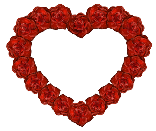 Heart roses - bezmaksas png