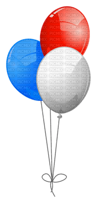 Kaz_Creations America 4th July Independance Day American  Balloons - nemokama png
