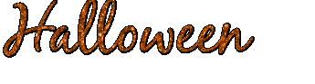 Halloween.Text.Orange.Animated - Free animated GIF